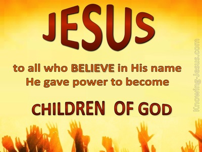 John 1:12 Children of God (brown)